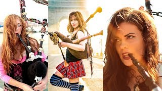 Shipping Up To BostonEnter Sandman  Bagpipe Cover The Snake Charmer x Goddesses of Bagpipe [upl. by Dnomde]