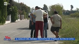 Portogruaro giallo del bimbo trovato in strada in fin di vita  La vita in diretta 12092023 [upl. by Uol]