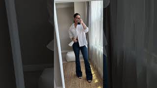 Nordstrom Anniversary Sale Picks  Fall Denim Trends 2023  Hudson Jeans  Coated Denim  Flare Jean [upl. by Tra659]