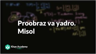 Proobraz va yadro Misol  Matritsaviy almashtirishlar  Chiziqli algebra [upl. by Skye457]