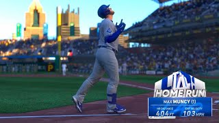 Max Muncy Carries The Dodgers to Victory  MLB The Show 24 Online Rated [upl. by Eidnil]