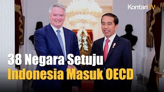 Airlangga Sebanyak 38 Negara Anggota Setuju Indonesia Bergabung dengan OECD  Kontan News [upl. by Malissia]