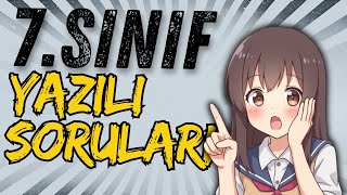 7 SINIF İNGİLİZCE 1 DÖNEM 1 YAZILI [upl. by Aronoh]