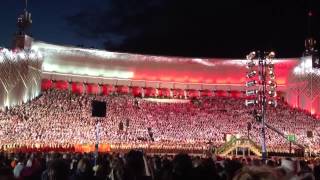 quotSaulePÄ“rkonsDaugavaquot Latvian song and dancing festival 2013 [upl. by Aerdnek95]