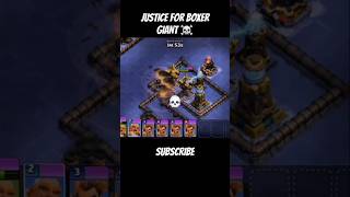 JUSTICE FOR BOXER GIANT☠️  Clash of Clans  clashofclans keşfet coc supercell cocshorts [upl. by Deckert]