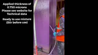 Passive Purple EXTERNAL fluid applied weatherproof breathable membrane liquid applied technology [upl. by Mimi]