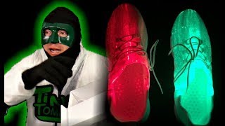 Leuchtende Sneaker Schuhe im Test Idea Frames Glow in the Dark Review [upl. by Suollecram282]