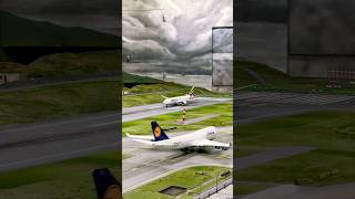 ✈️ Boeing 777200 Emirates Takeoff at Miniatur Wunderland miniature planespotting aviation [upl. by Nylzzaj423]