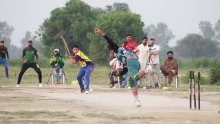 Amazing variation by young tape ball Bowler Ahmed Qulfi in big final vs Taimoor Mirza [upl. by Irrahs]