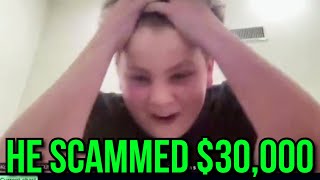 The Youngest Crypto Scammer Ever [upl. by Airdnaxela127]