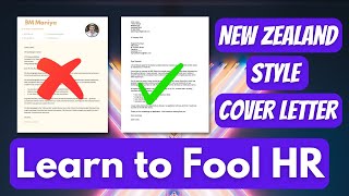 How to Write NZ Style Cover Letter  BM Maniya  Indian Vlogger  New Zealand Style Cover Letter [upl. by Reisfield25]