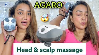 Agaro Head amp Scalp Massager  Head Scratcher Massager for Hair Growth Deep Clean amp Stress Relax [upl. by Thilde]