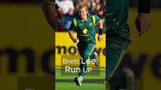 Brett Lee Bowling Action  Run UP  brettlee runup brettleerunup [upl. by Nuli]