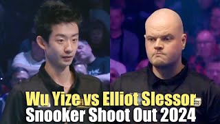 Wu Yize vs Elliot Slessor Snooker Shoot Out 2024 [upl. by Nalad]