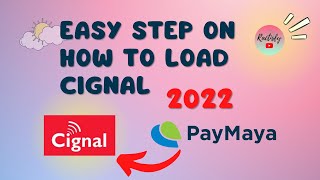 HOW TO LOAD CIGNAL TV USING PAYMAYA 2022  PAANO MAGLOAD NG CIGNAL TV GAMIT ANG PAYMAYA [upl. by Yecart]