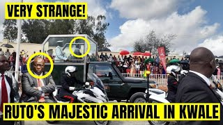 See How Ruto Majestically Arrived at Kwale Stadium Gachagua Missing in Action After Impeachment [upl. by Faulkner564]