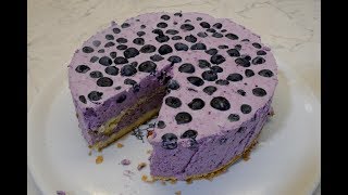 Leckere Blaubeertorte mit frischen Blaubeeren [upl. by Maryanna630]