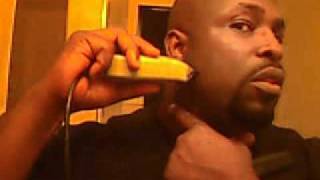 how to line up your goatee with clippers WHILE PREVENTING RAZOR BUMPS [upl. by Eidarb]