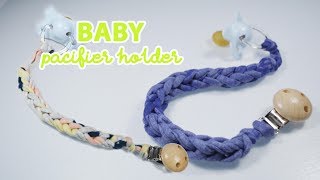 DIY Baby pacifier clip holder [upl. by Herrick]