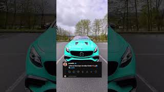 Mansory MercedesBenz cyan colours jessebills mansory Mercedesbenz explore viral content [upl. by Hannibal]