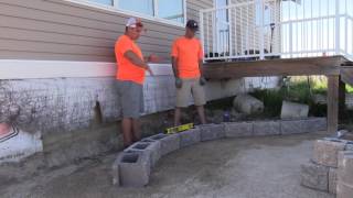 Allan Block Project Showcase  Episode 3 Base Course Laying and Leveling [upl. by Halsted]