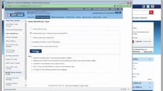 INHow to add beneficiary in HDFC Netbanking [upl. by Kcitrap]