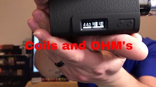 Vaping Coils and OHMs also high watt mods [upl. by Sikes]