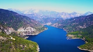 San Gabriel Mountains  Forest  River  Dam DJI Mavic Pro Drone in 4K [upl. by Efar789]