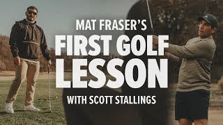 Mat Fraser’s First Golf Lesson with Scott Stallings [upl. by Raymonds48]