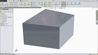 SolidWorks Feature Parting Line Draft Tutorial [upl. by Lada]