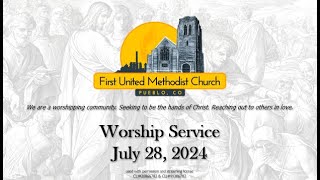 Live Worship Service First UMC Pueblo [upl. by Merkle]