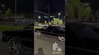 Blacked out 1971 Chevrolet Impala parati caprice car donk shorts short viral fyp video [upl. by Arinaj]