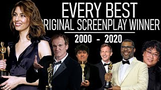 OSCARS  Best Original Screenplay 20002020  TRIBUTE VIDEO [upl. by Sinaj80]