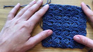 RenskeCreatief Lapjesdeken steken CAL lapje 41 diamantsteek haken dimond stitch crochet [upl. by Bohrer44]