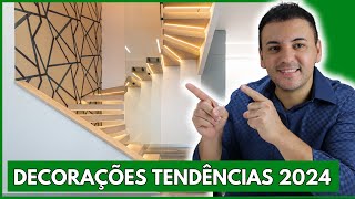 10 TENDÊNCIAS DE DECORAÇÕES PARA 2024 [upl. by Zalucki875]