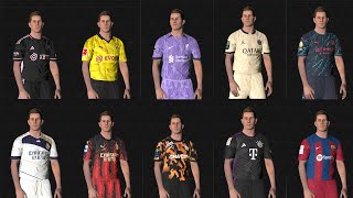 PES 2017 Final X2 20232024 Full Kitpack by Eslam Works on T99 patch amp others [upl. by Fairlie]