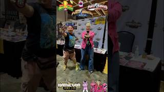 Power Rangers fan morphin with Catherine Sutherland [upl. by Elva]