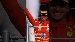 Meksika zaferinin ardından podyuma yükselen Carlos Sainz 😍✨ F1 • ScuderiaFerrari • CarlosSainz [upl. by Refennej]