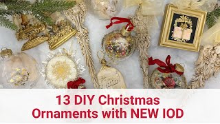 25 ORNAMENTS WITH THE NEW IOD HOLIDAY RELEASE 2024  The FIRST 13 [upl. by Allimaj365]