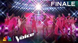 The Top 12 Finalists and Rudi Perform Dua Lipas quotDance The Nightquot  The Voice Live Finale  NBC [upl. by Witkin]