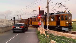 Son Castelló Railway Crossing Mallorca Saturday 04112023 [upl. by Oilasor]