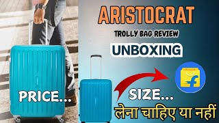 Best Trolley Bag In India 2024🔥Best Trolley Bags Under 2000🔥Aristocrat Trolley Bag REVIEW amp UNBOXING [upl. by Nanreik714]