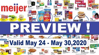 Meijer Preview Weekly Ad  Meijer Weekly Ad May 242020  Meijer Grocery One By One Ad [upl. by Ecinad]