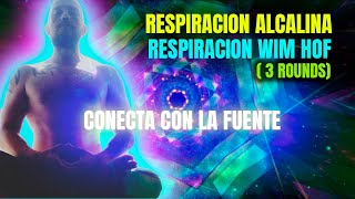 respiracion ejercicios  respiración alcalina y Wim Hof para lograr Unión con la Fuente [upl. by Saalocin255]