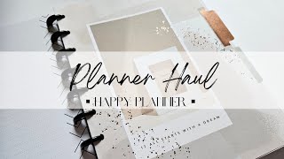 Planner Haul  Happy Planner [upl. by Vaish]