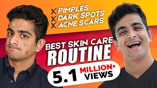 EASY amp BEST Skin Care Routine  Easy Solutions For Pimples Dark Spots and Acne Removal  BeerBiceps [upl. by Ainedrag]