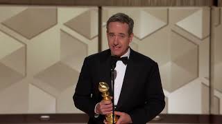 Matthew Macfadyen Wins Best Supporting Male Actor – Television I 81st Annual Golden Globes [upl. by Etteinotna694]