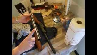 How to breakdown a pump shotgun [upl. by Ailesor619]