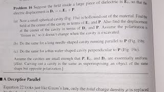 Griffiths Electrodynamics Problem 416 Solution Page 184 [upl. by Aron969]