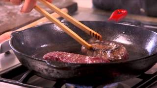 Venison Steaks with Balsamic Jus  Annabel Langbein [upl. by Yelsew766]